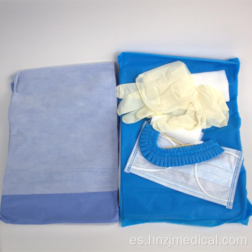 Kit médico desechable para parto de bebés de un solo uso